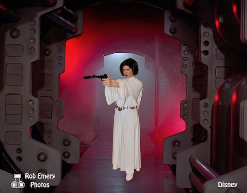Princess Leia with a gun